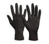Перчатки Household Gloves, нитриловые текстурированные на пальцах, черные, ХL, 500/50 KN004BL 
